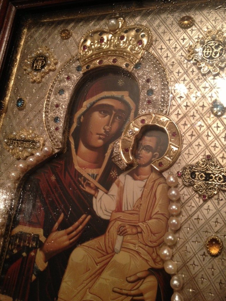Hawaiian icon of the Iveron Mother of God